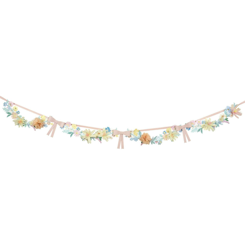 Flower & Bow Garland