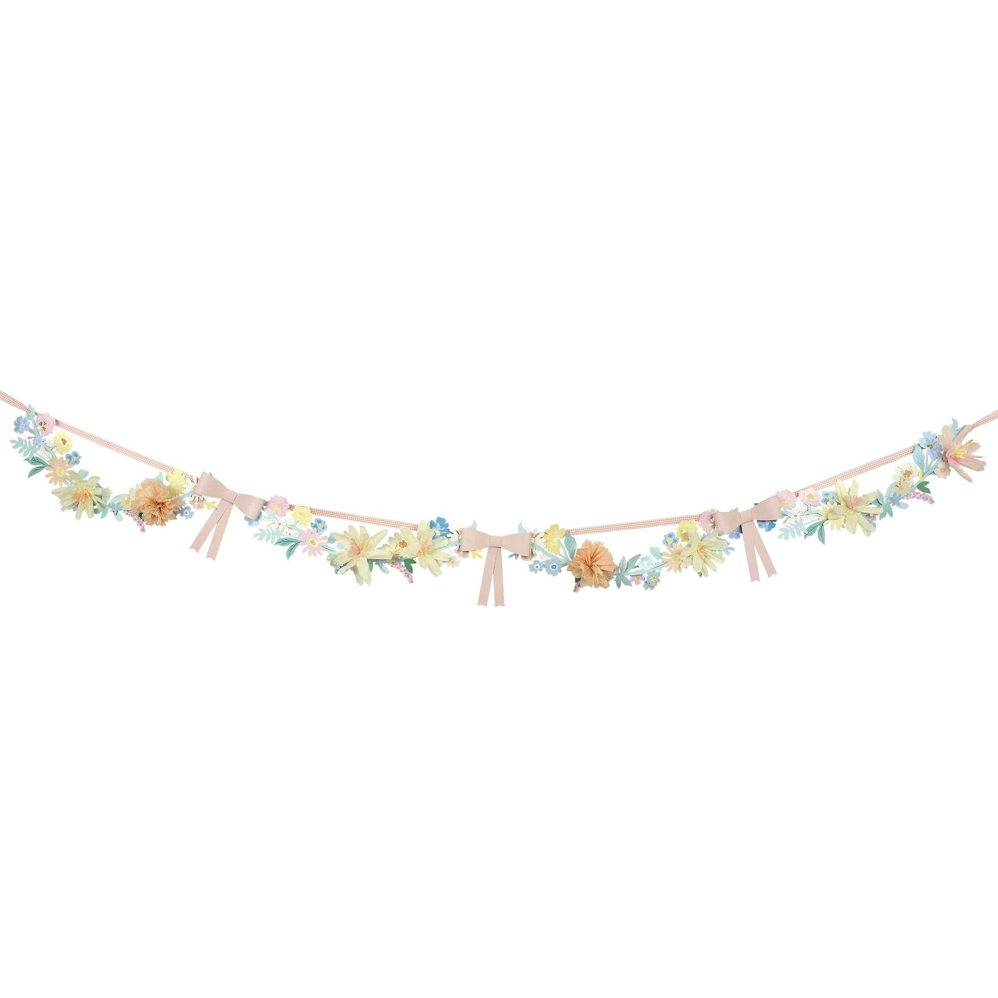 Flower & Bow Garland