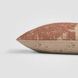Canyon Layers Earth-Tone Brown Accent Pillow