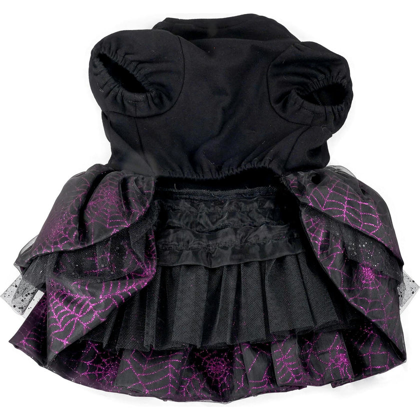 HALLOWEEN SMILEY FACE DRESS, Black