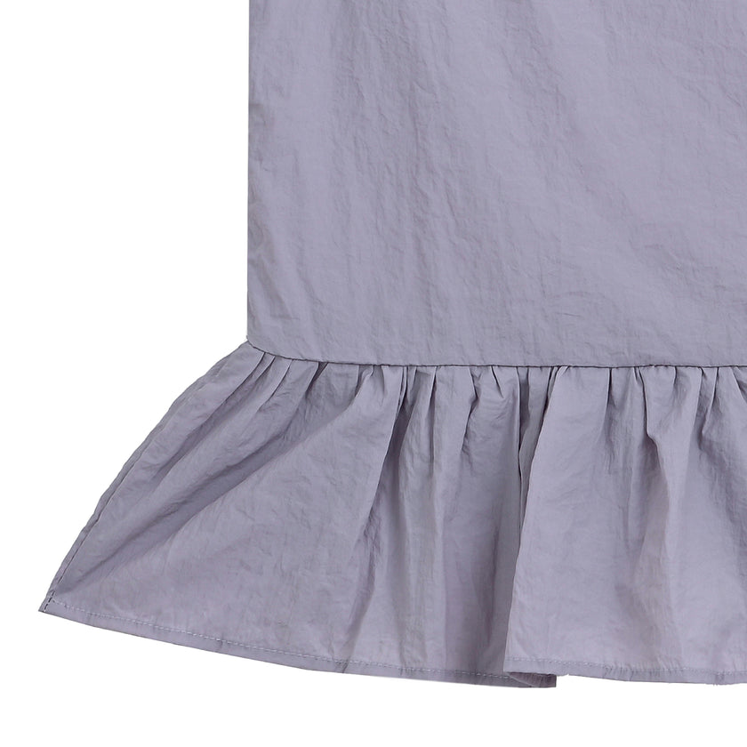 Purple Ruffle Top & Jacket Duo