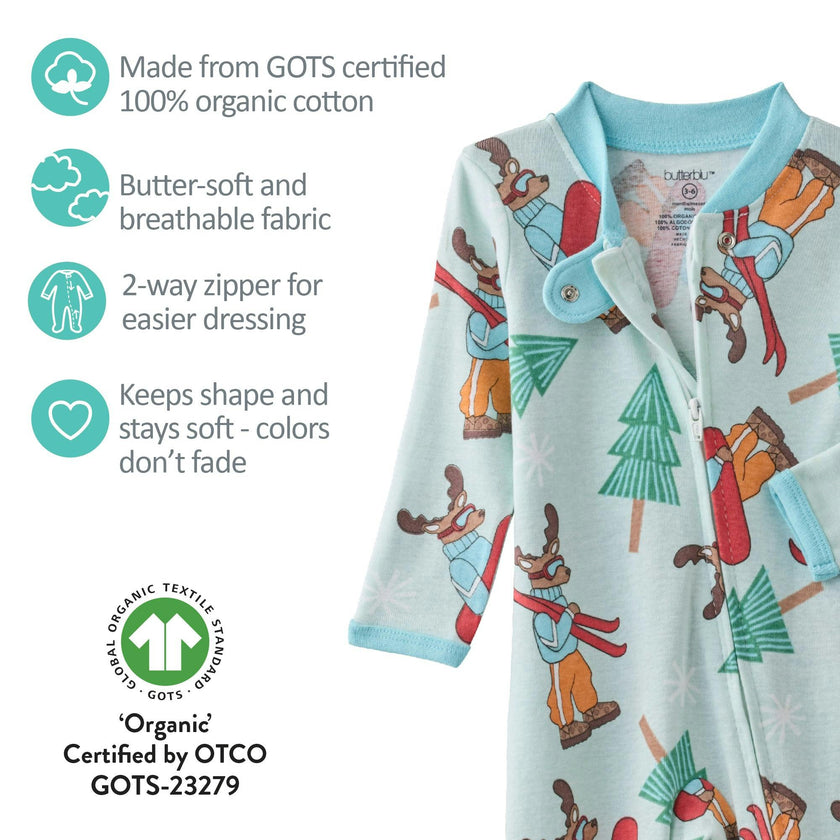 SCOUT Sleep & Play Baby Boys Pajamas