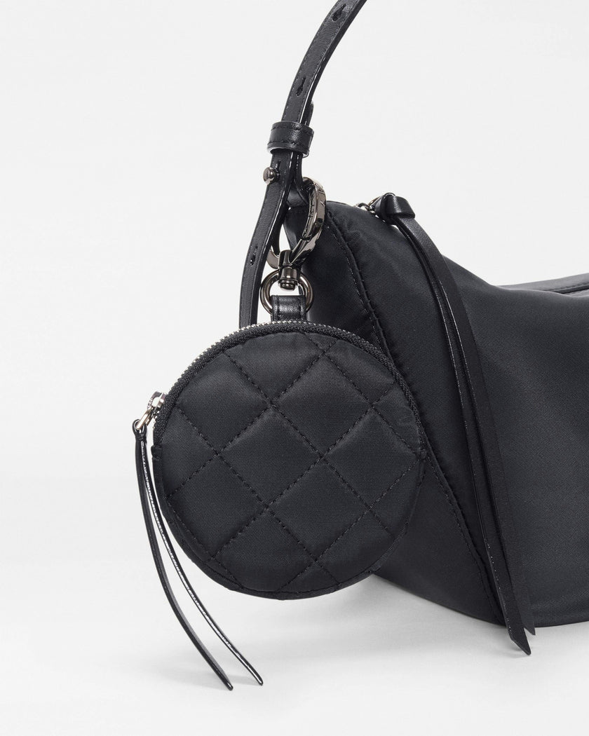Black Small Waverly Hobo