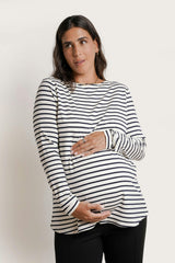 Nicolette Maternity & Nursing Boatneck Tee