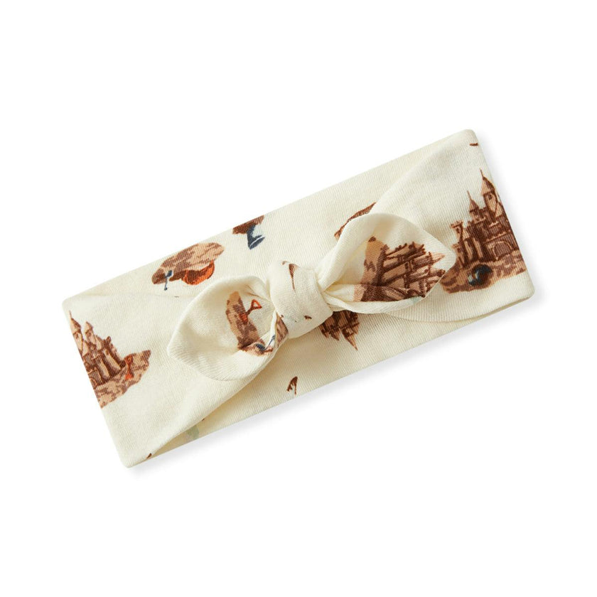 Sandcastle Organic Cotton Knotted Headband