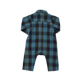 Baby Boys Easton Jumper - Blue Tartan