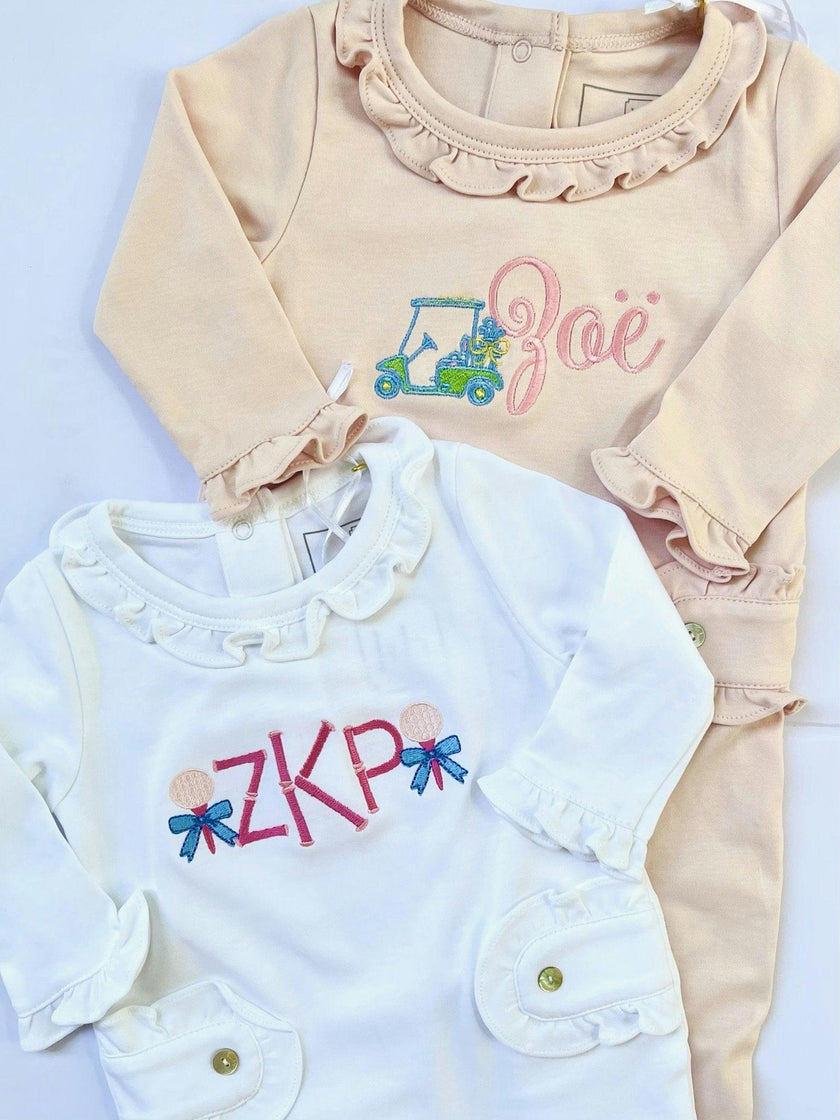Lucy Romper for Girls Light Pink