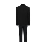 Black Satin-Lapel Formal Suit Set