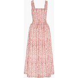 The Azalea Maxi Nap Dress - Coral Corsica Paisley