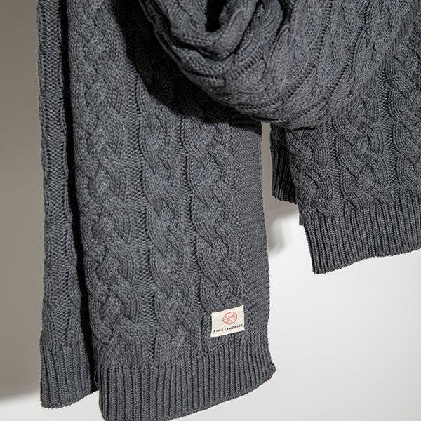 Double cable - Dk brown mel
