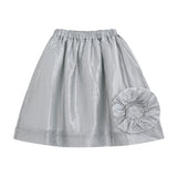 Silver Nerissa Bloom Skirt Set