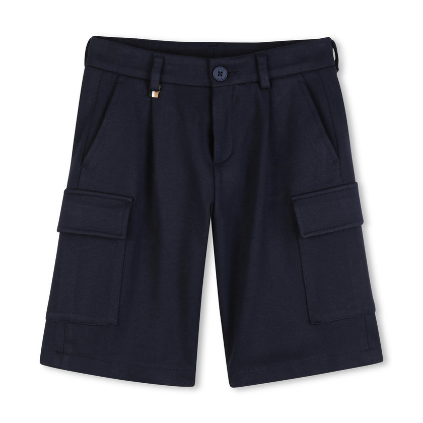 Navy Blue Cargo Shorts
