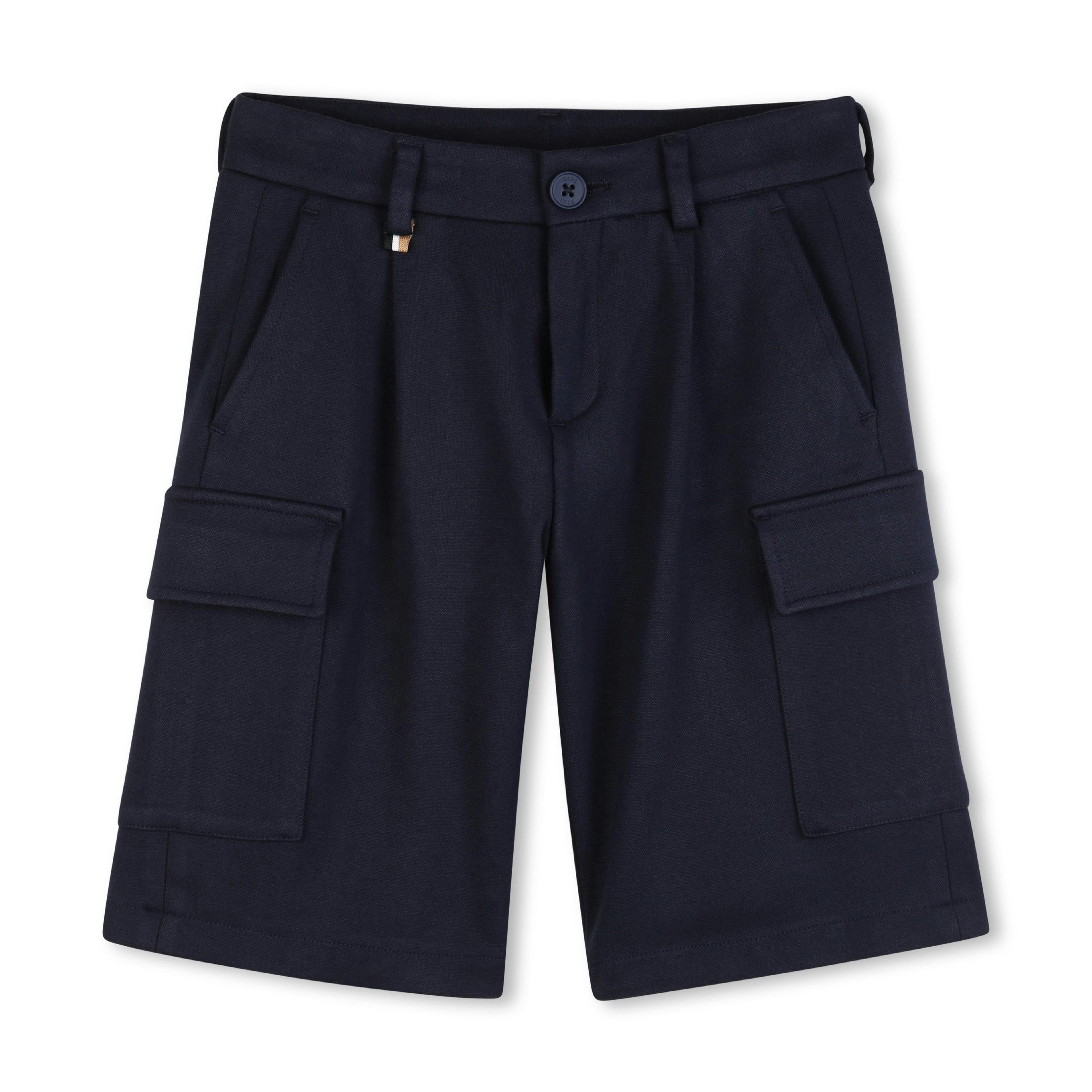 Navy Blue Cargo Shorts