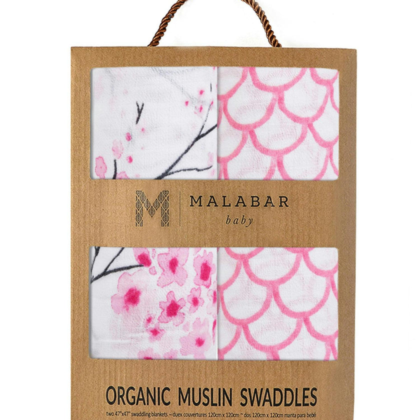 Organic Muslin Swaddle Gift Set