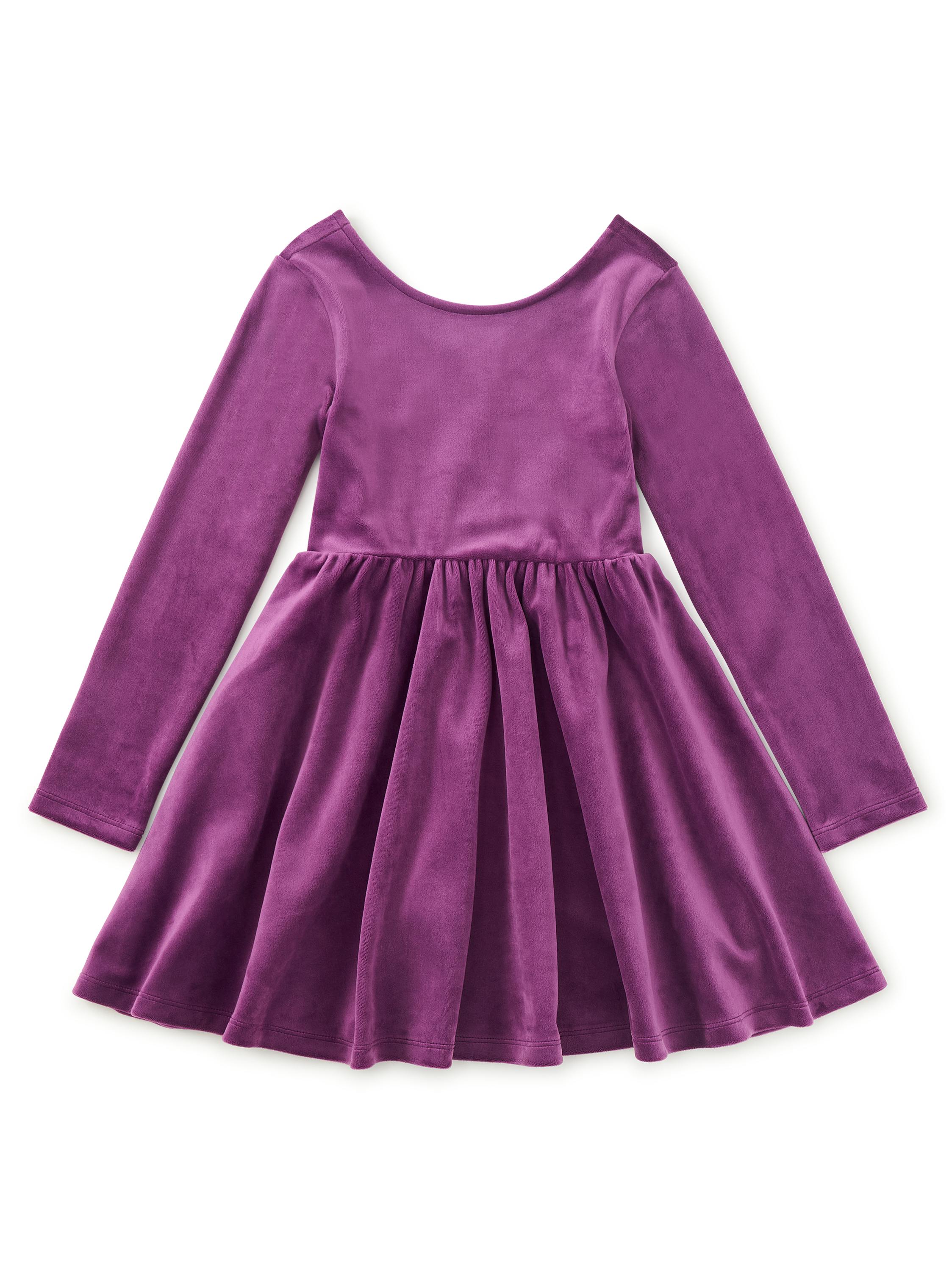 Velour Ballet Dress, Cosmic Berry