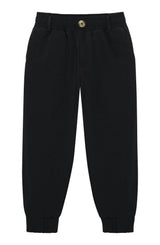 black dress jogger