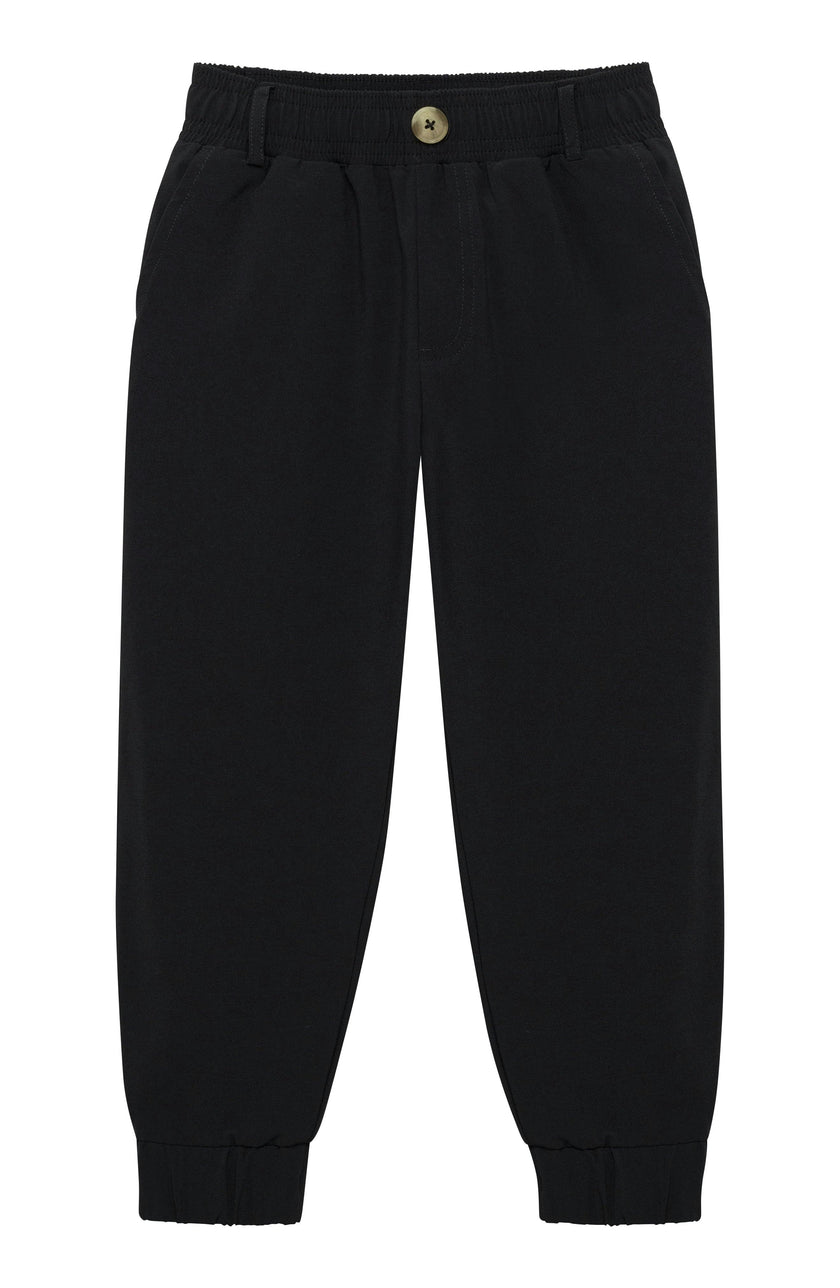 black dress jogger