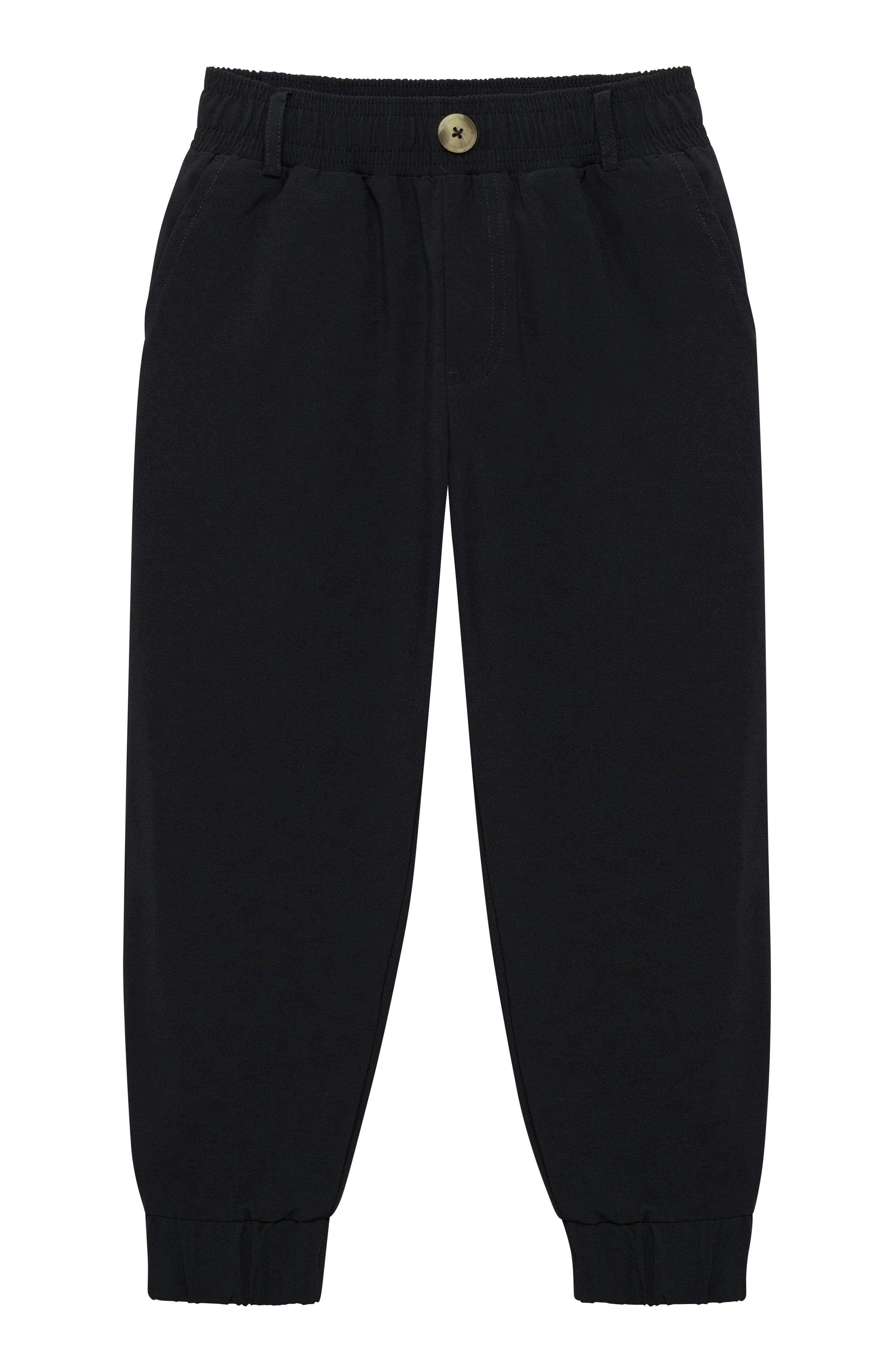 black dress jogger