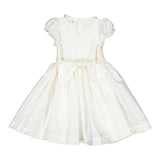 Colombe White Silk Ceremony Girl Dress