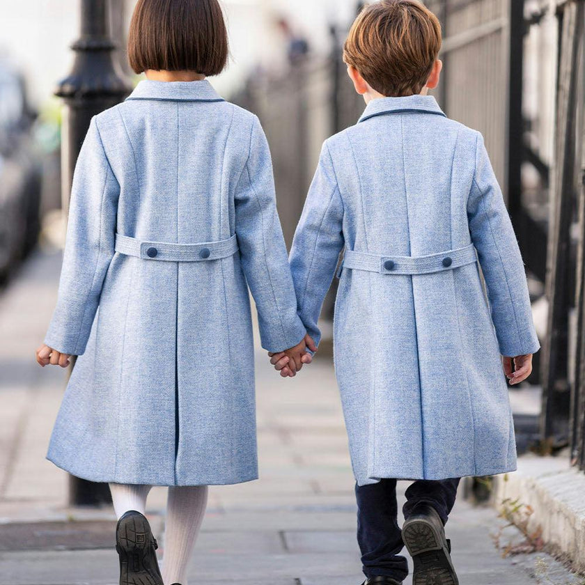 Classic Coat in Pale Blue