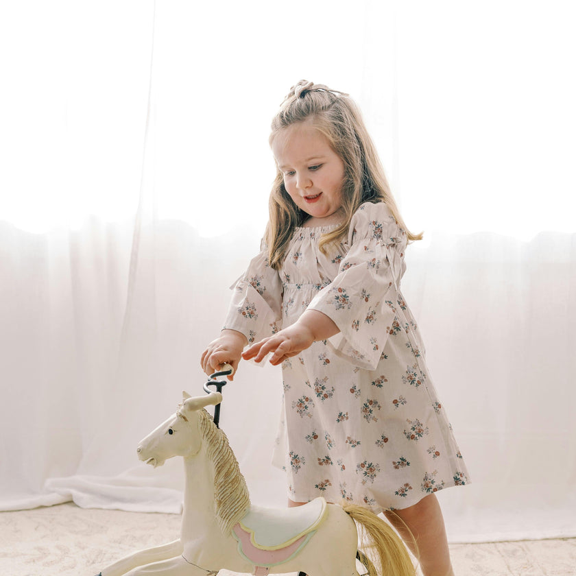 Kennedi Dress-wildflower whisper | Bell Sleeve