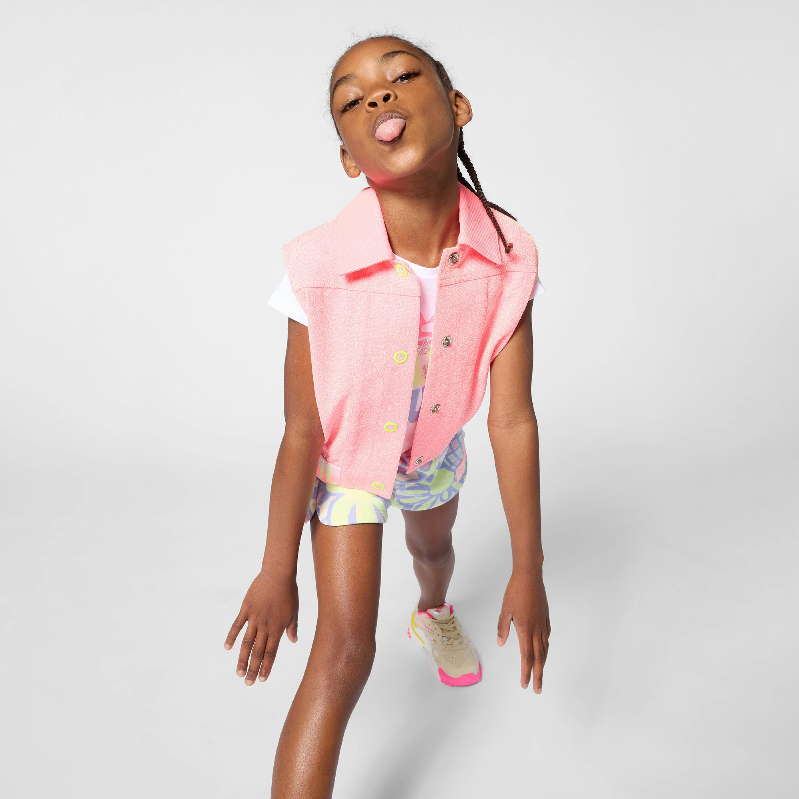 Multicolor Abstract Kids’ Shorts