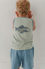 Boys Tank Top in Gone Fishin'