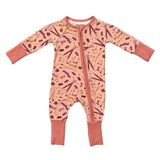 Baby Girl Long Sleeve Zip Romper in Girls Ski