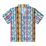 Abstract Mini Button Down Shirt