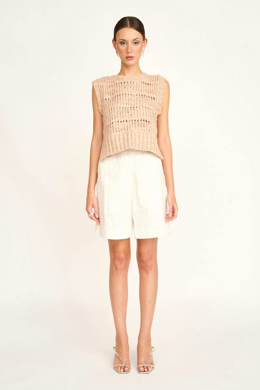 Bermuda Short in White
