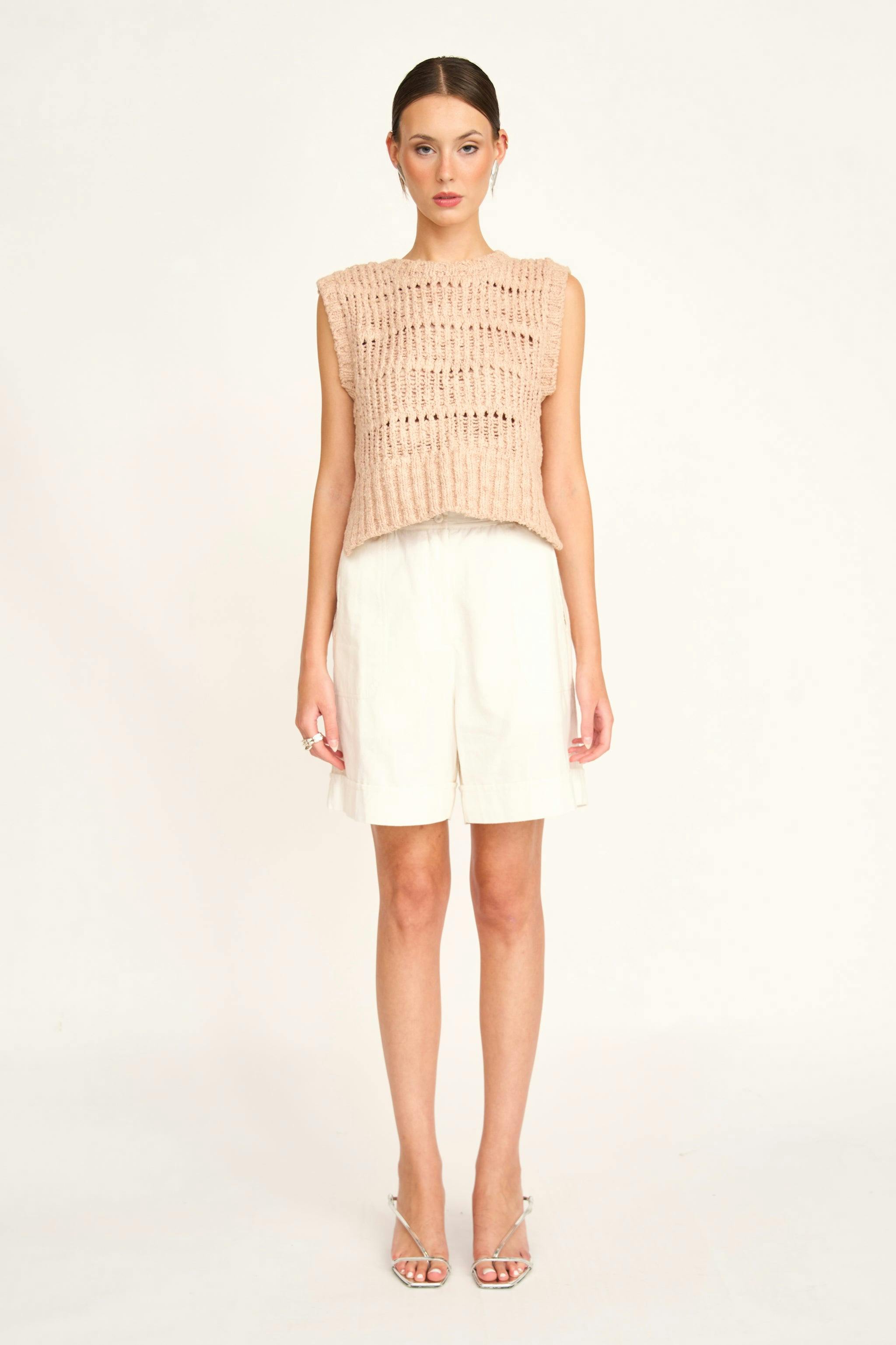 Bermuda Short in White