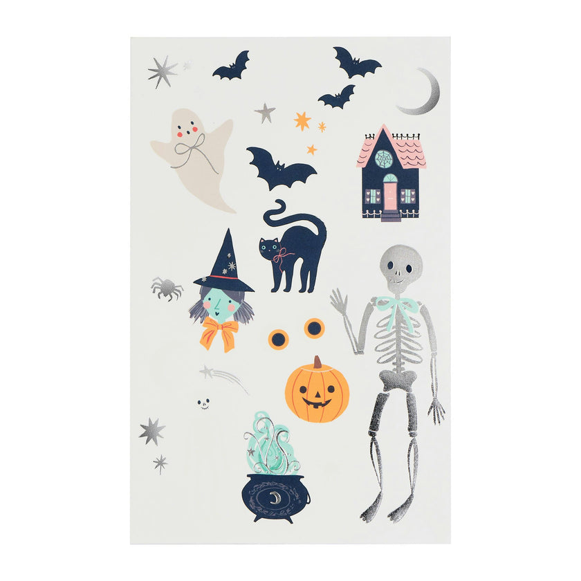 Halloween Icons Temporary Tattoos