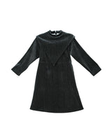 Leila dress (gray velvet)