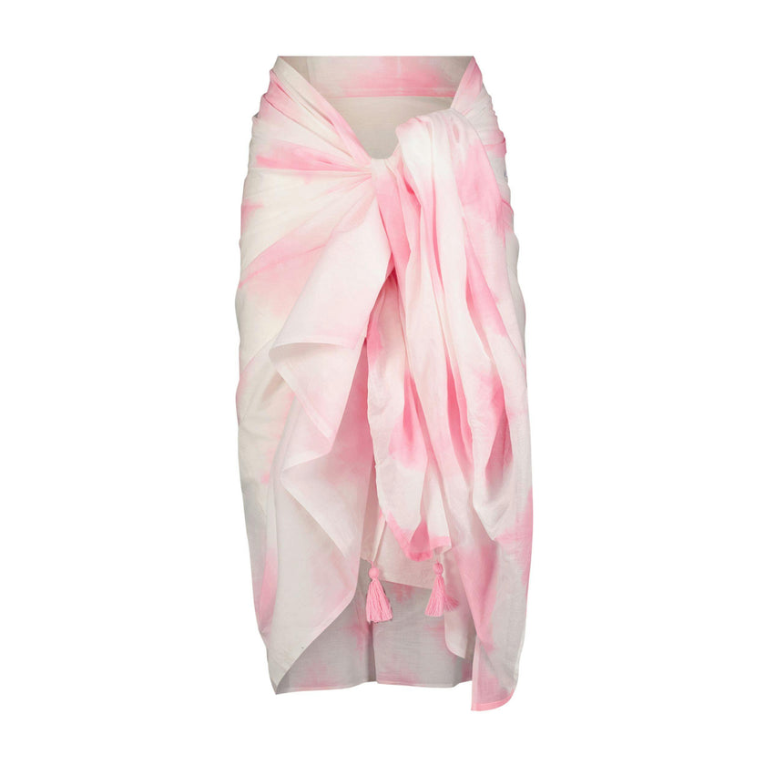 Cotton Saline Pareo Pink Dip Dye, Pink Dip Dye