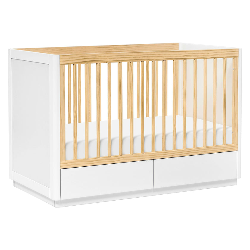 Babyletto Bento 3-in-1 Convertible Storage Crib with Toddler Bed Conversion Kit