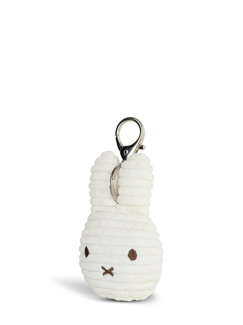 Miffy Flat Keychain ECO Corduroy Offwhite - 4"