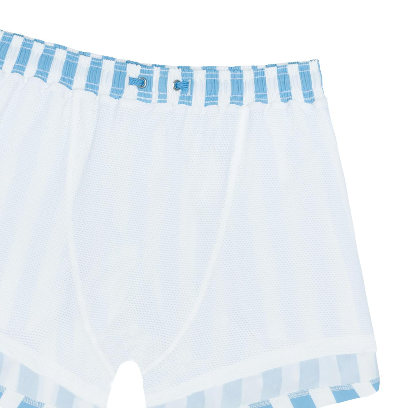 men's bay stripe boardie
