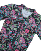 Girls Long Sleeve Swimsuit (Phoenix Print)
