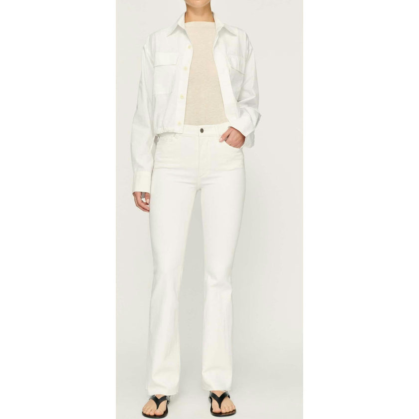 Bridget Boot High Rise Instasculpt 31.5" Jeans | White
