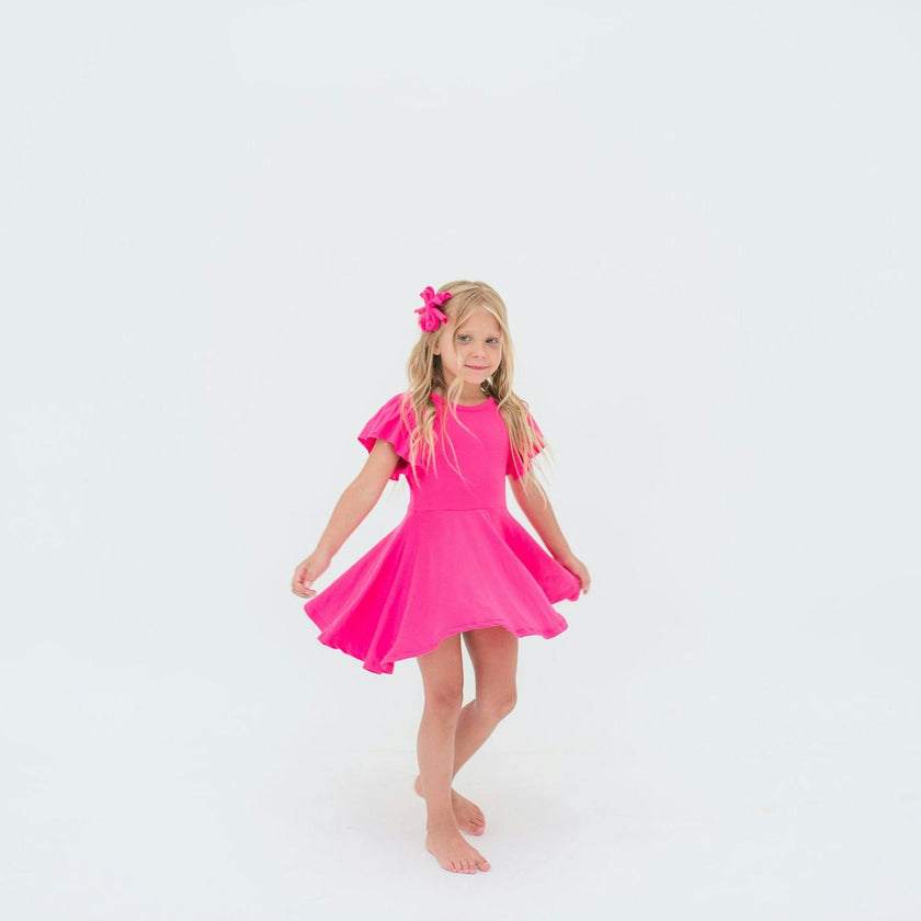 Cap Sleeve Twirl Dress