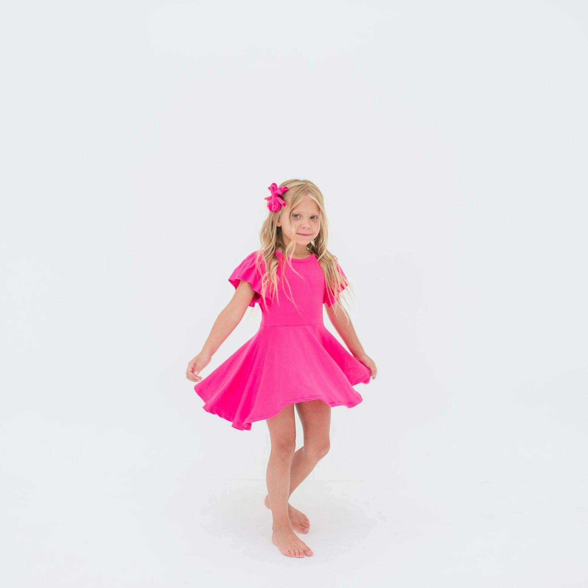 Cap Sleeve Twirl Dress