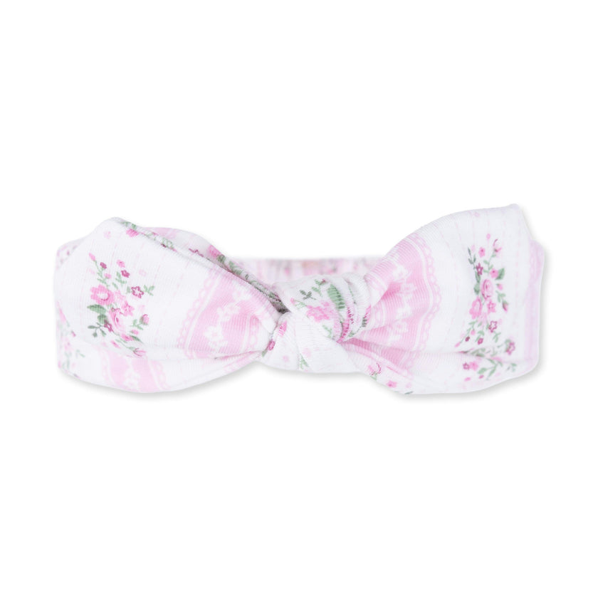 Bella Rose Stripe - Knot Headband