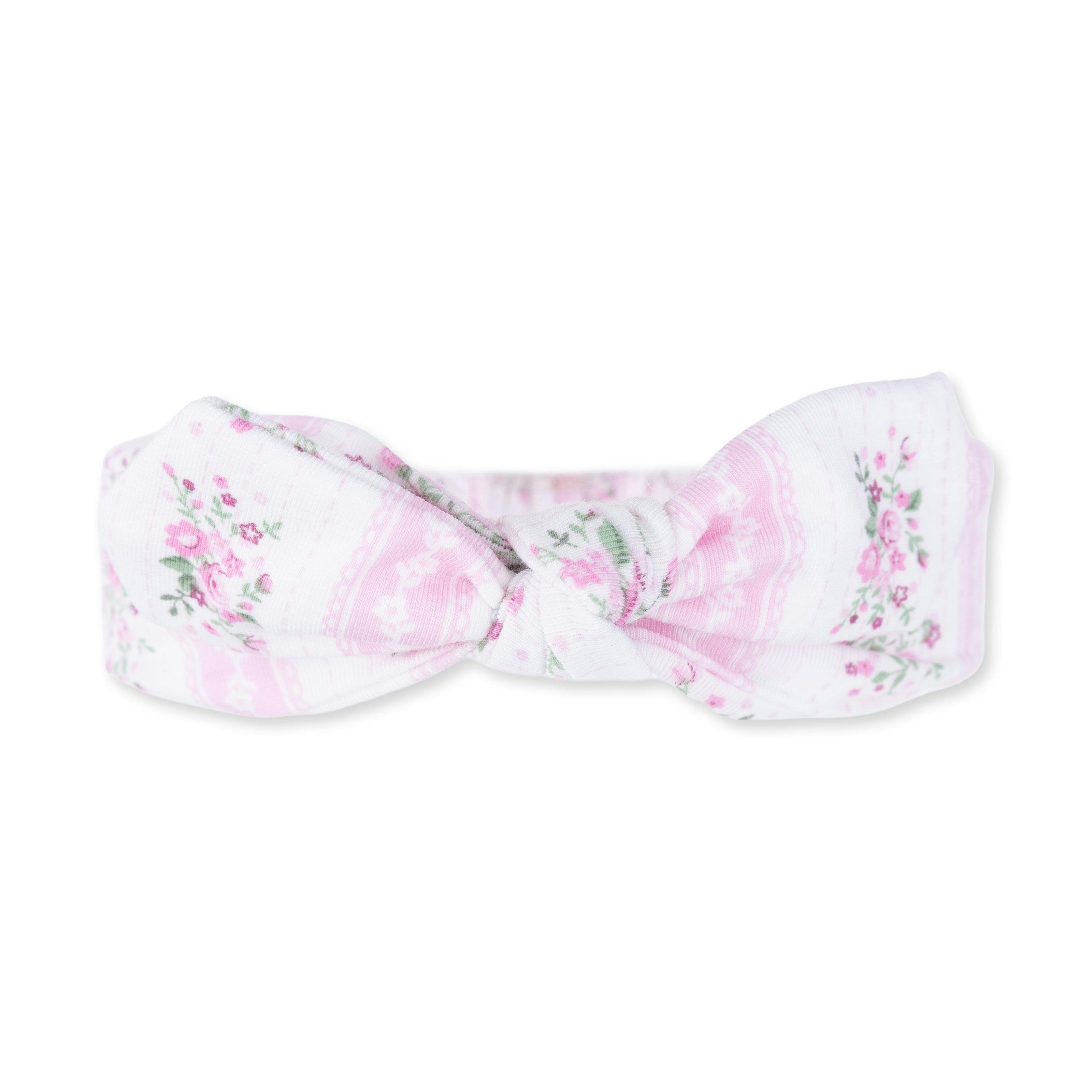 Bella Rose Stripe - Knot Headband