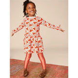 Long Sleeve Pocket Dress, Brown