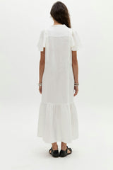 Willow Linen Dress - Off White