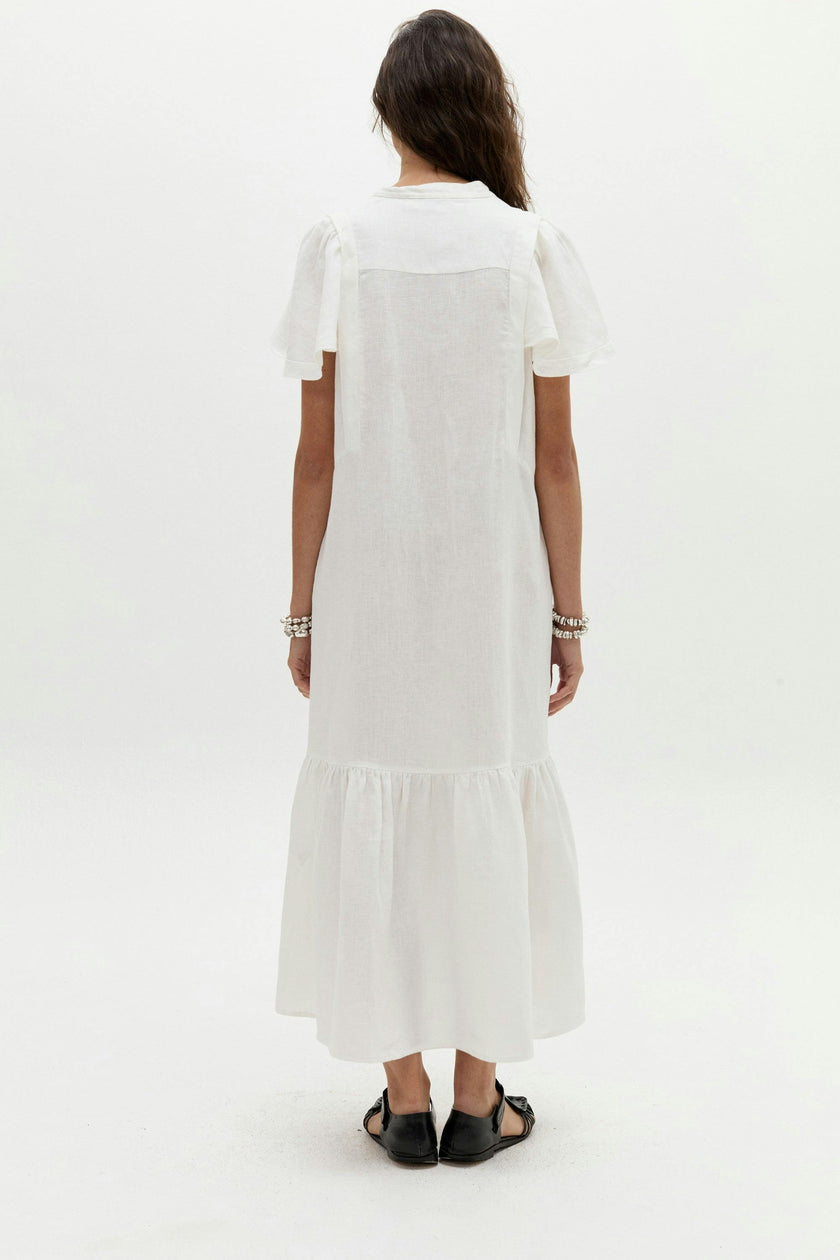 Willow Linen Dress - Off White