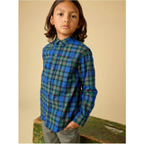 Plaid Button Up Shirt, Blue
