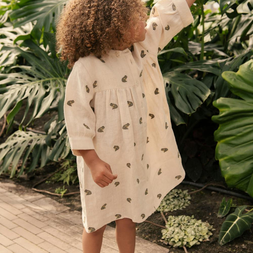 Ulda Dress | Frogs | Warm White