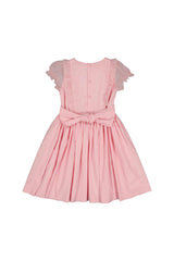 Camelia Pink Organza Sleeve Dress