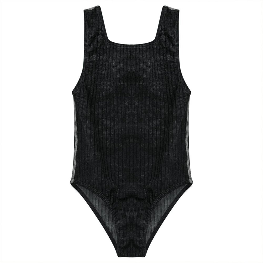 Rib Spandex Swimsuit